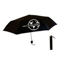 Black Super Mini Folding Umbrella (42" Arc)